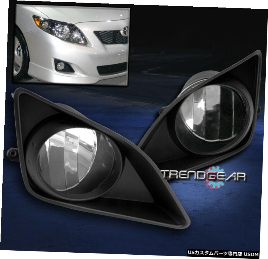 09-10トヨタカローラFOR BUMPER DRIVING FOG LIGHT LAMP CHROME W / LED電球+ HARNESS BUMPER DRIVING FOG LIGHT LAMP CHROME W/LED BULB+HARNESS FOR 09-10 TOYOTA COROLLA 【並行輸入品】