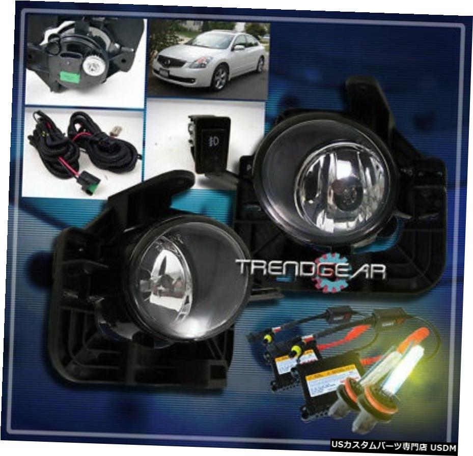 BUMPER CHROME FOG LIGHT LAMP W / 3K + SWITCH HID 2007 2008 2009 FOR ALTIMAのSEDAN 4DR BUMPER CHROME FOG LIGHT LAMP W/3K HID+SWITCH FOR 2007 2008 2009 ALTIMA SEDAN 4DR 【並行輸入品】