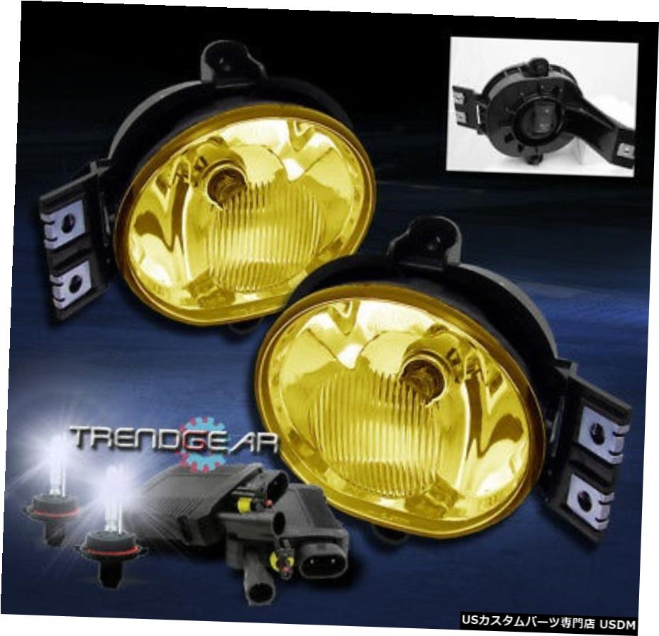 2002-2008 DODGE RAM / 2004-2006 DURANGO BUMPER DRIVING YELLOWフォグランプ+ 8000K HID 2002-2008 DODGE RAM/2004-2006 DURANGO BUMPER DRIVING YELLOW FOG LIGHTS+8000K HID 【並行輸入品】