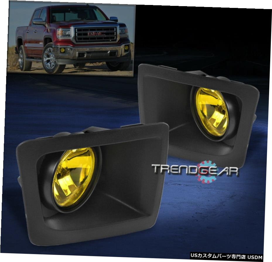 2014-2016 GMC SIERRA 1500 DENALI SLE SLT BUMPER DRIVING FOG LIGHTS YELLOW W / BULB 2014-2016 GMC SIERRA 1500 DENALI SLE SLT BUMPER DRIVING FOG LIGHTS YELLOW W/BULB 【並行輸入品】