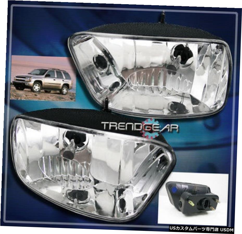 2002-2009 CHEVYトレイルブレイザーLTZ SPORT BUMPER DRIVING CHROME FOG LIGHTS LAMP +電球 2002-2009 CHEVY TRAILBLAZER LTZ SPORT BUMPER DRIVING CHROME FOG LIGHTS LAMP+BULB 【並行輸入品】