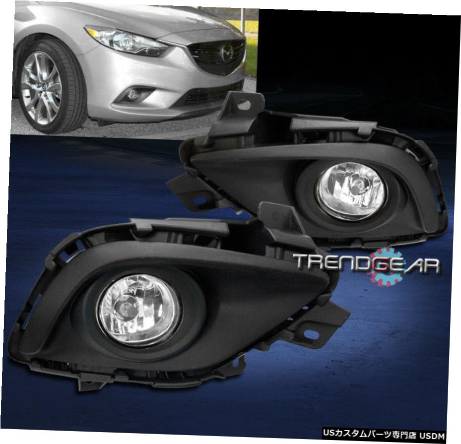 2014-2015マツダ6 SEDAN 4DRバンパーDRIVINGフォグランプLAMP CHROME W / BULB + SWITCH 2014-2015 MAZDA 6 SEDAN 4DR BUMPER DRIVING FOG LIGHTS LAMP CHROME W/BULB+SWITCH 【並行輸入品】