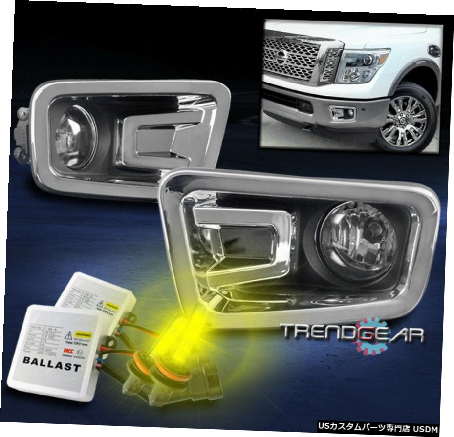 2016-2017 TITAN FOR BUMPER DRIVING FOG LIGHT LAMP CHROME W / 3000KキセノンHID + BEZEL BUMPER DRIVING FOG LIGHT LAMP CHROME W/3000K XENON HID+BEZEL FOR 2016-2017 TITAN 【並行輸入品】 45,012円