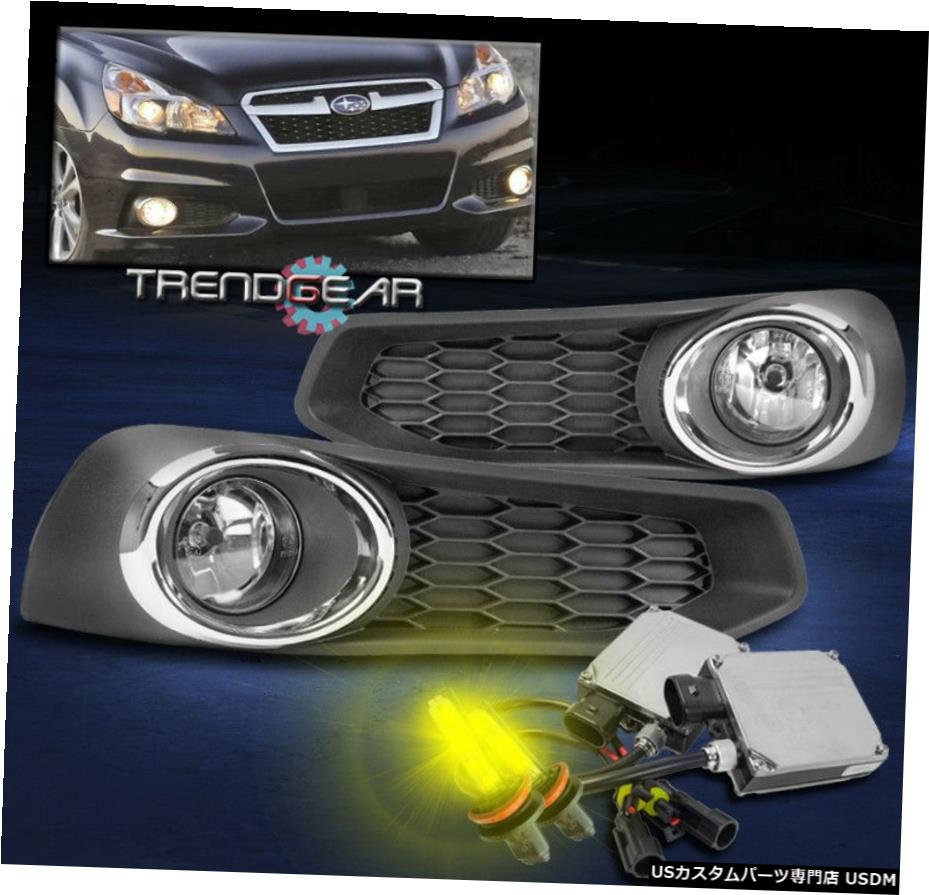 2013-2014 SUBARU LEGACY BUMPER FOG LIGHT LAMP CHROME W / 3000KキセノンHID + BEZEL FOR FOR 2013-2014 SUBARU LEGACY BUMPER FOG LIGHT LAMP CHROME W/3000K XENON HID+BEZEL 【並行輸入品】