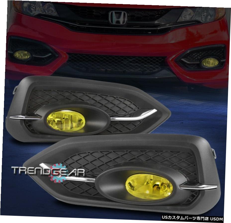 2014-2015 HONDA CIVIC COUPE 2DR BUMPER DRIVING FOG LIGHTS LAMPS YELLOW W / 3K HID 2014-2015 HONDA CIVIC COUPE 2DR BUMPER DRIVING FOG LIGHTS LAMPS YELLOW W/3K HID 【並行輸入品】