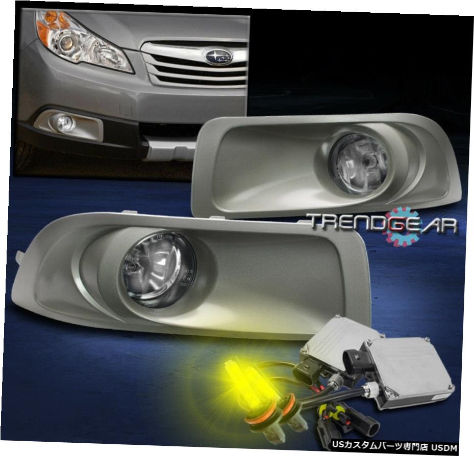2010-2012 SUBARU OUTBACK BUMPER DRIVING FOG LIGHT CHROME W / 3000K HID +ハーネス用 FOR 2010-2012 SUBARU OUTBACK BUMPER DRIVING FOG LIGHT CHROME W/3000K HID+HARNESS 【並行輸入品】