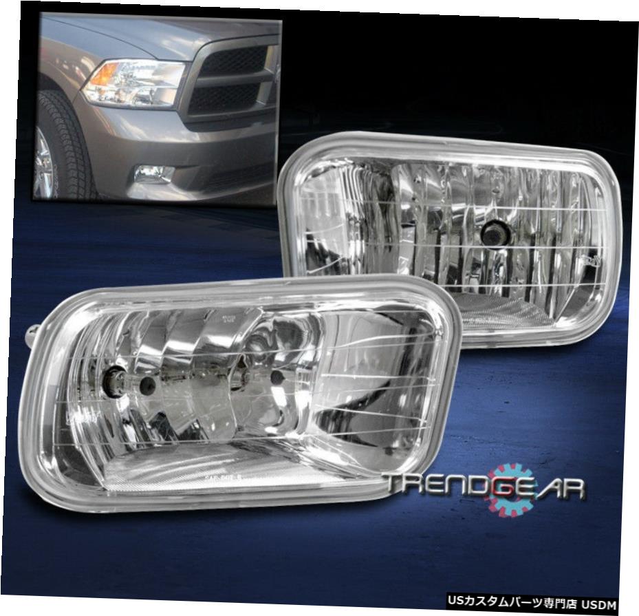 2009+ DODGE RAM 2010分の1500 + 3500分の2500 PICKUP TRUCK BUMPER FOG LIGHTS LAMPS CHROME 2009+ DODGE RAM 1500/2010+ 2500/3500 PICKUP TRUCK BUMPER FOG LIGHTS LAMPS CHROME 【並行輸入品】