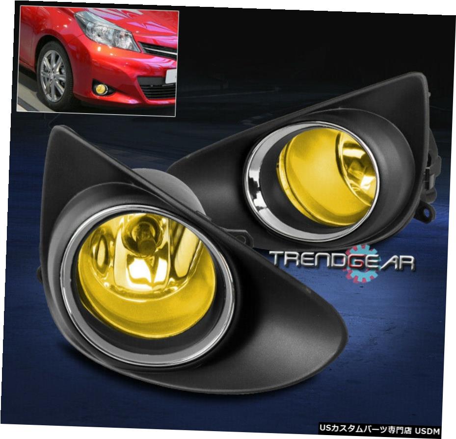 12-14 TOYOTA YARIS L LE BUMPER DRIVING YELLOW FOG LIGHT + COVER + HARNESS +スイッチの FOR 12-14 TOYOTA YARIS L LE BUMPER DRIVING YELLOW FOG LIGHT+COVER+HARNESS+SWITCH 【並行輸入品】