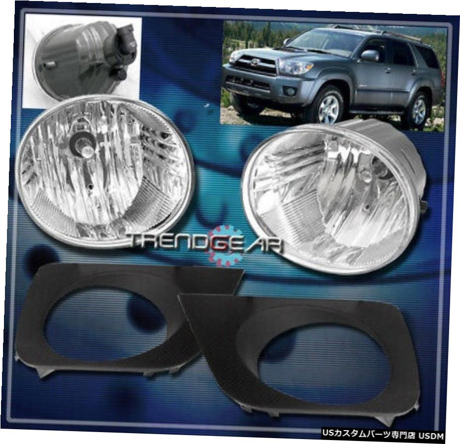 06 07 08 09トヨタ・ハイラックスサーフBUMPER CLEAR駆動FOG LIGHT LAMP W / OEMスイッチの FOR 06 07 08 09 TOYOTA 4RUNNER BUMPER DRIVING CLEAR FOG LIGHT LAMP W/OEM SWITCH 【並行輸入品】