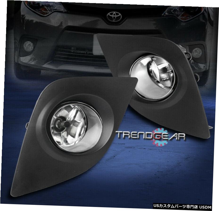 14-16 FORトヨタカローラCE ECO L LE BUMPER DRIVING CHROME FOG LIGHTS W / HARNESS FOR 14-16 TOYOTA COROLLA CE ECO L LE BUMPER DRIVING CHROME FOG LIGHTS W/HARNESS 【並行輸入品】