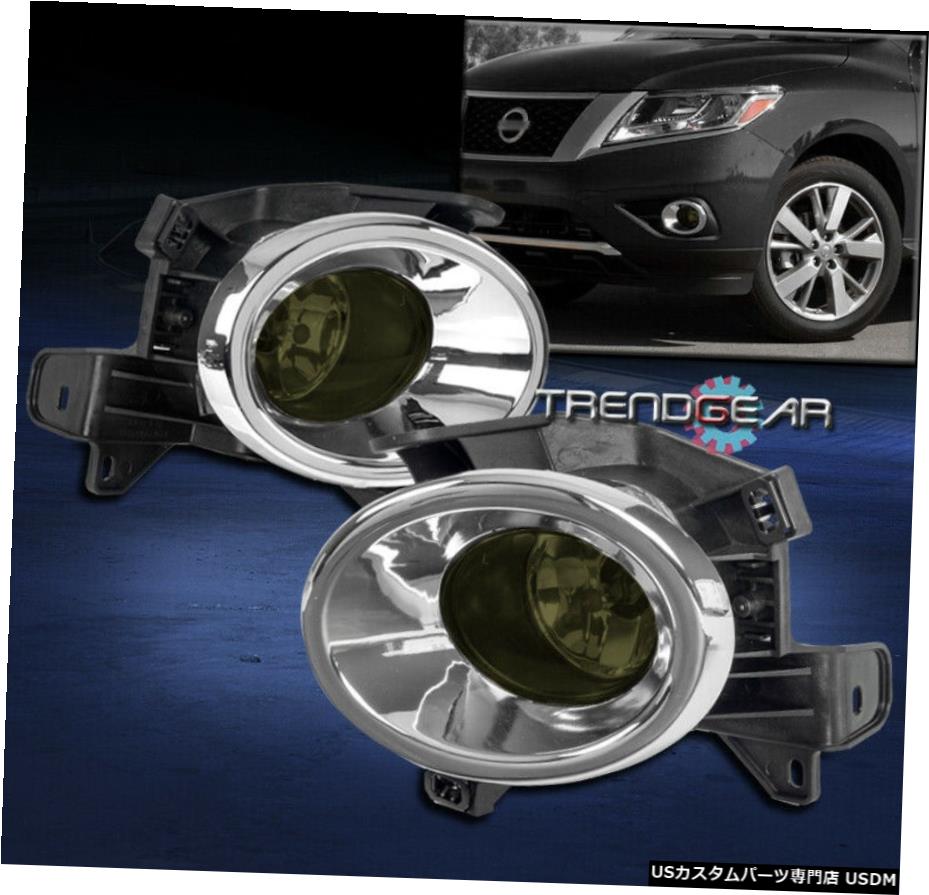 13-16 PATHFINDER FOR BUMPER DRIVING FOG LIGHTS LAMP SMOKEのW / BULB +ワイヤーハーネス BUMPER DRIVING FOG LIGHTS LAMP SMOKE W/BULB+WIRING HARNESS FOR 13-16 PATHFINDER 【並行輸入品】