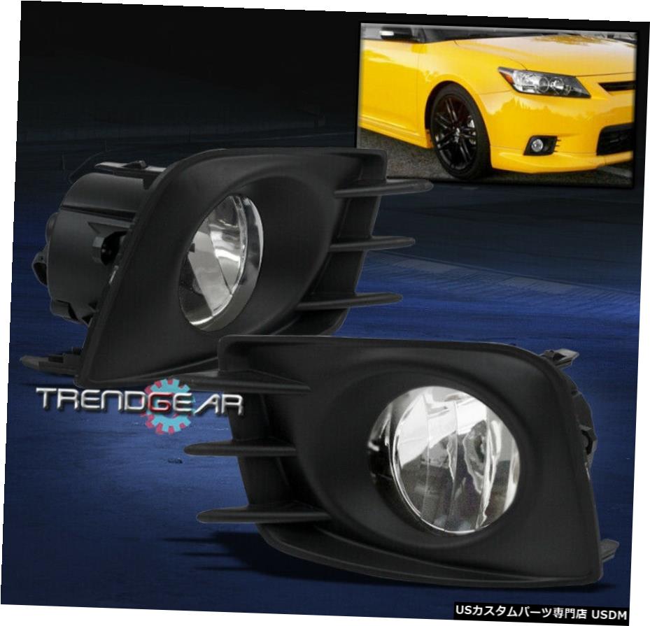 バンパーDRIVING FOG 11 12 13 SCION TC FOR LIGHTS LAMPS CHROME W / LED電球+ハーネス BUMPER DRIVING FOG LIGHTS LAMPS CHROME W/LED BULB+HARNESS FOR 11 12 13 SCION TC 【並行輸入品】