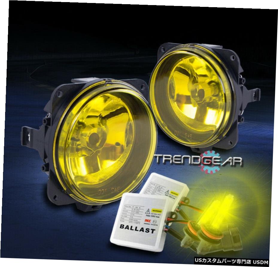 2000-2005 FOCUS SVT / 2003 + MUSTANG COBRA / ESCAPE / LS BUMPER YELLOW FOG LIGHT + 3K HID 2000-2005 FOCUS SVT/2003+ MUSTANG COBRA/ESCAPE/LS BUMPER YELLOW FOG LIGHT+3K HID 【並行輸入品】