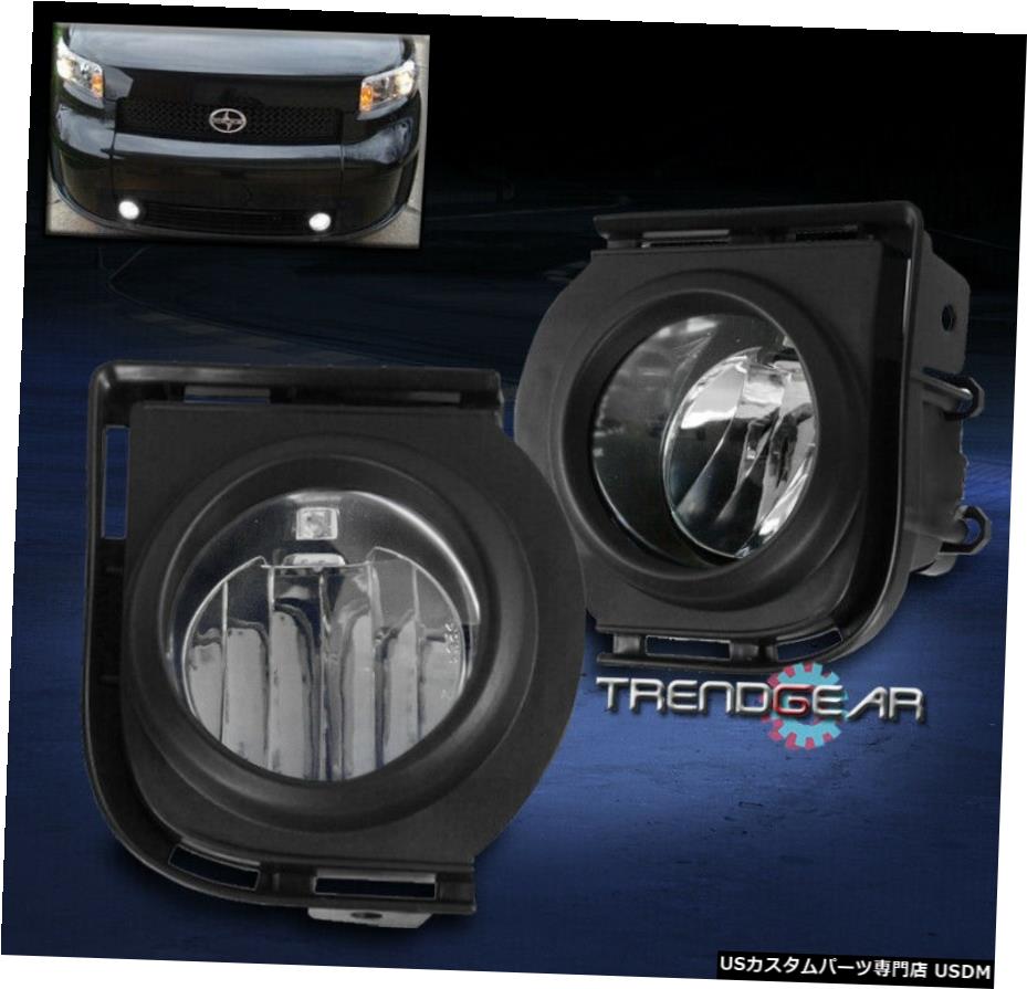 2008-2010 SCION XB FORフロントバンパーフォグランプLAMP KIT CHROME W / LED電球+ SWITCH FRONT BUMPER FOG LIGHTS LAMP KIT CHROME W/LED BULB+SWITCH FOR 2008-2010 SCION XB 【並行輸入品】