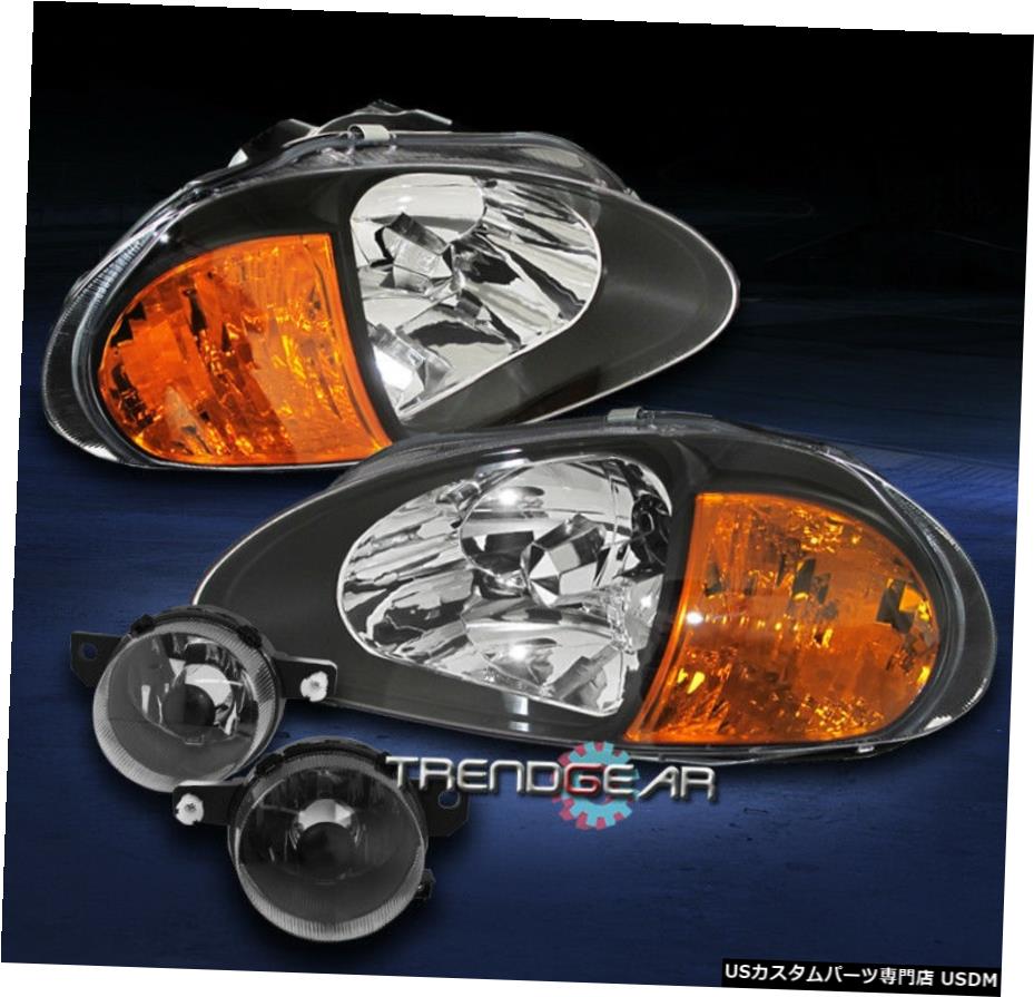 1993 1994 1995 HONDA DEL SOL CRYSTAL BLACK HEAD LIGHT + AMBER CORNER W / DRIVING FOG 1993 1994 1995 HONDA DEL SOL CRYSTAL BLACK HEAD LIGHT+AMBER CORNER W/DRIVING FOG 【並行輸入品】