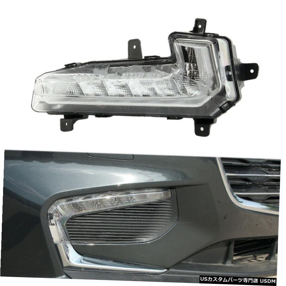 右フロントLEDフォグライトDRLランプ駆動フィット感のためのシボレーマリブXL 16-18 12V Right Front LED Fog Light DRL Driving Lamp Fit For Chevrolet Malibu XL 16-18 12V 【並行輸入品】