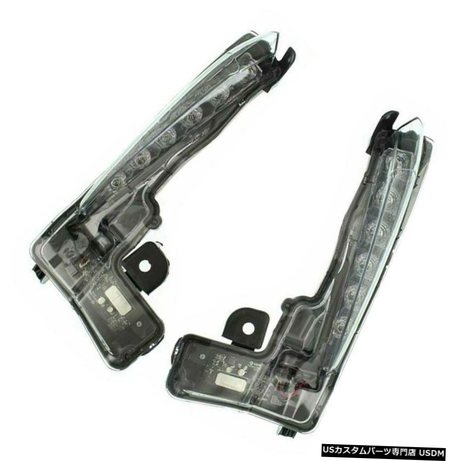ペアLEDフォグ昼間17-19カローラXSE新用電球のフィットとライトランプを実行します Pair LED Fog Daytime Running Light Lamp with Bulb Fit for 17-19 Corolla XSE New 【並行輸入品】