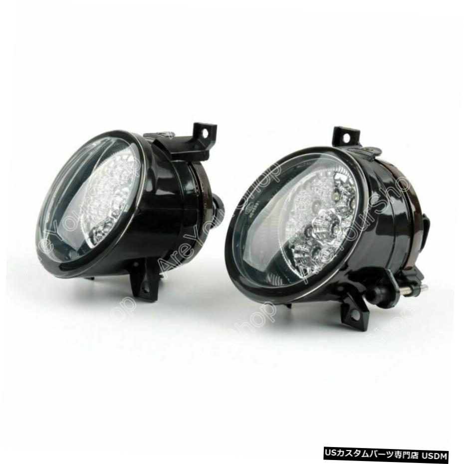 左＆＃038;右フロントクリーンLEDフォグランプについてはVWうさぎティグアンジェッタMK5 05-09 USA Left & Right Front Clean LED Fog Light For VW Rabbit Tiguan Jetta MK5 05-09 USA 【並行輸入品】 33,176円