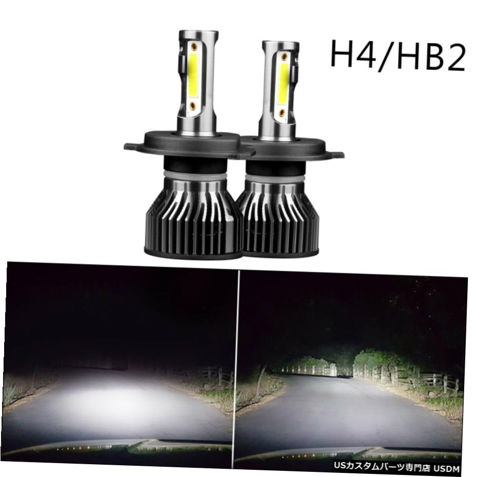 2倍H4 / HB2 / 9003 LEDヘッドライトキットの球根6000Kハイ/ロービームフォグランプスーパーブライト 2x H4/HB2/9003 LED Headlight Kit Bulbs 6000K Hi/Low Beam Fog Lights Super Bright 【並行輸入品】
