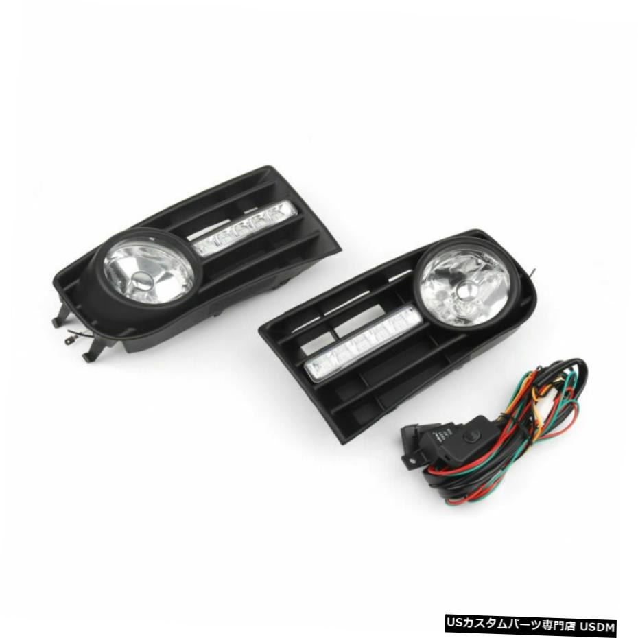 フォグランプランプW /デイライトH3についてはVWゴルフ5 MK5ラビット05-09＆＃038;配線キット米国 Fog Lights Lamps W/Daylight H3 For VW Golf 5 MK5 Rabbit 05-09 & Wiring Kit US 【並行輸入品】