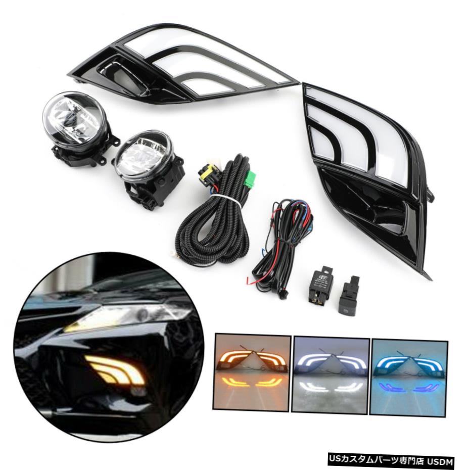LED DRLターンシグナルランプフォグランプの配線修理のためにトヨタカムリSE XSE 18から2019 LED DRL Turn Signal Lamp Fog Light Wiring Refit For Toyota Camry SE XSE 18-2019 【並行輸入品】