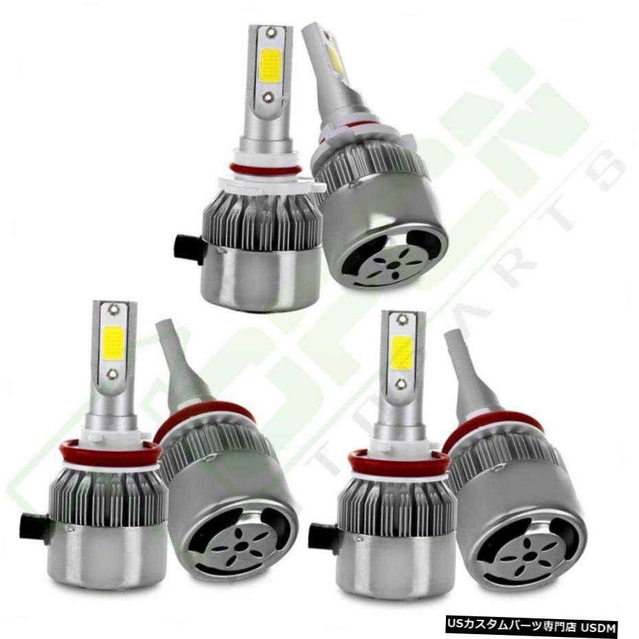 明るいホワイト9005 + H11 + H11 LEDヘッドライトのHi /ロービーム+フォグランプ425000LM Bright White 9005 + H11 + H11 LED Headlights Hi/Low Beam + Fog Light 425000LM 【並行輸入品】