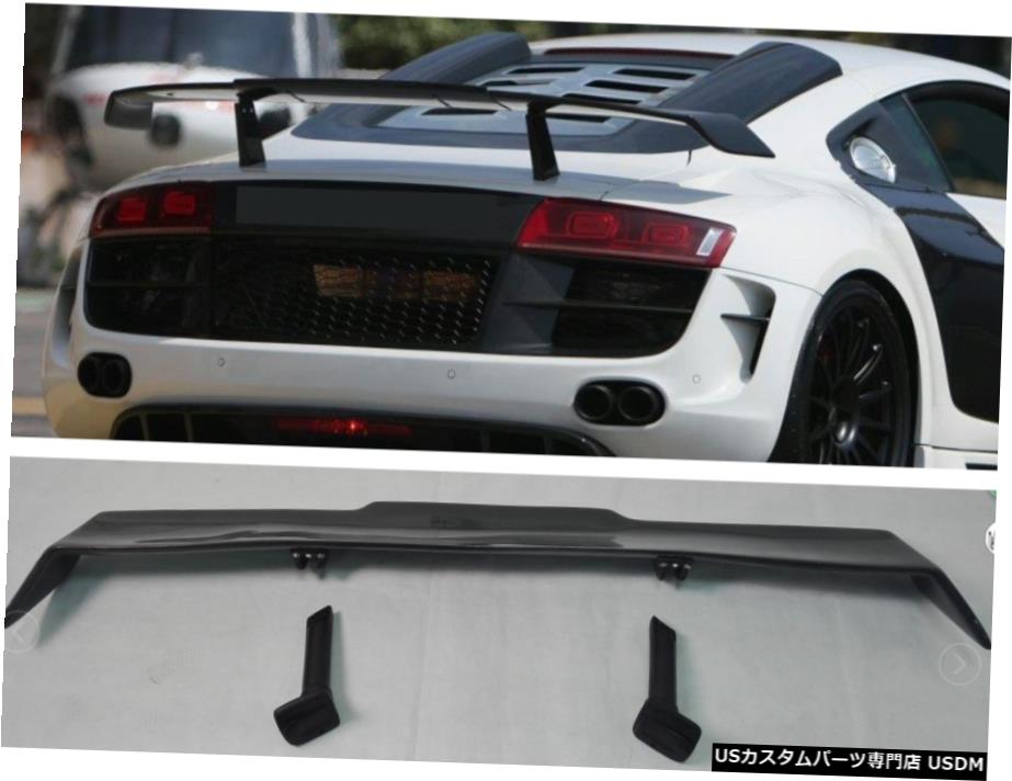 エアロパーツ アウディR8カーボンファイバートランクスポイラーウイングPPI GTスタイルのために2007年から2014年 for Audi R8 Carbon Fiber Trunk Spoiler Wing PPI GT Style 2007-2014 【並行輸入品】｜カスタムパーツ WORLD倉庫