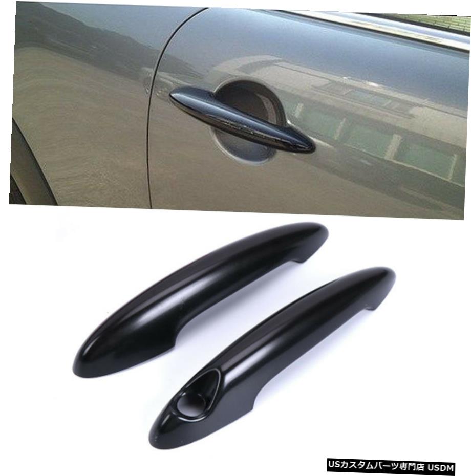 エアロパーツ 光沢のあるブラックドアハンドルカバーキャップ用MINI COOPER R55 R56 R57 R58 R59 R60 R61 Glossy Black Door Handle Cover Cap For MINI COOPER R55 R56 R57 R58 R59 R60 R61 【並行輸入品】
