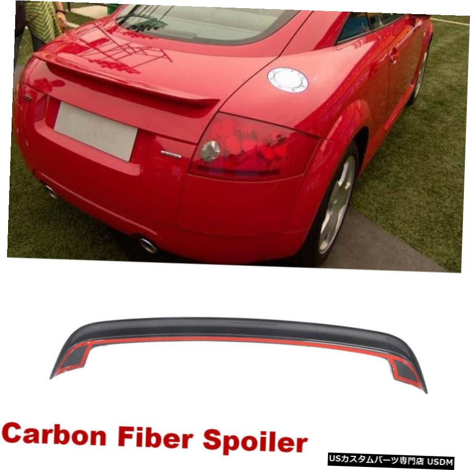 エアロパーツ リアトランクスポイラーウイングカーボンファイバーのためにアウディTTクーペコンバーチブル1998-2006 Rear Trunk Spoiler Wing Carbon Fiber For Audi TT Convertible Coupe 1998-2006 【並行輸入品】