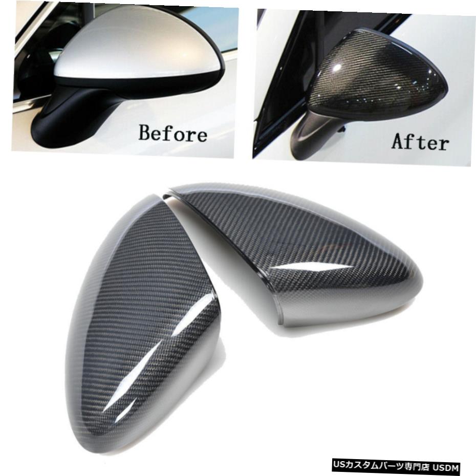 エアロパーツ 交換用カーボンファイバーミラーは、ポルシェカイエン958 11-14用キャップフィットカバー Replacement Carbon Fiber Mirror Covers Cap Fit for Porsche Cayenne 958 11-14 【並行輸入品】|カスタムパーツ WORLD倉庫