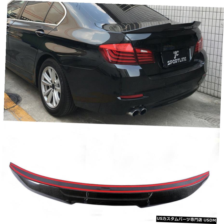 エアロパーツ BMW F10 F18の525i 520I M5セダン10-16リアトランクスポイラーウイングカーボンファイバーがフィット Fits BMW F10 F18 525i 520i M5 Sedan 10-16 Rear Trunk Spoiler Wing Carbon Fiber 【並行輸入品】｜カスタムパーツ WORLD倉庫