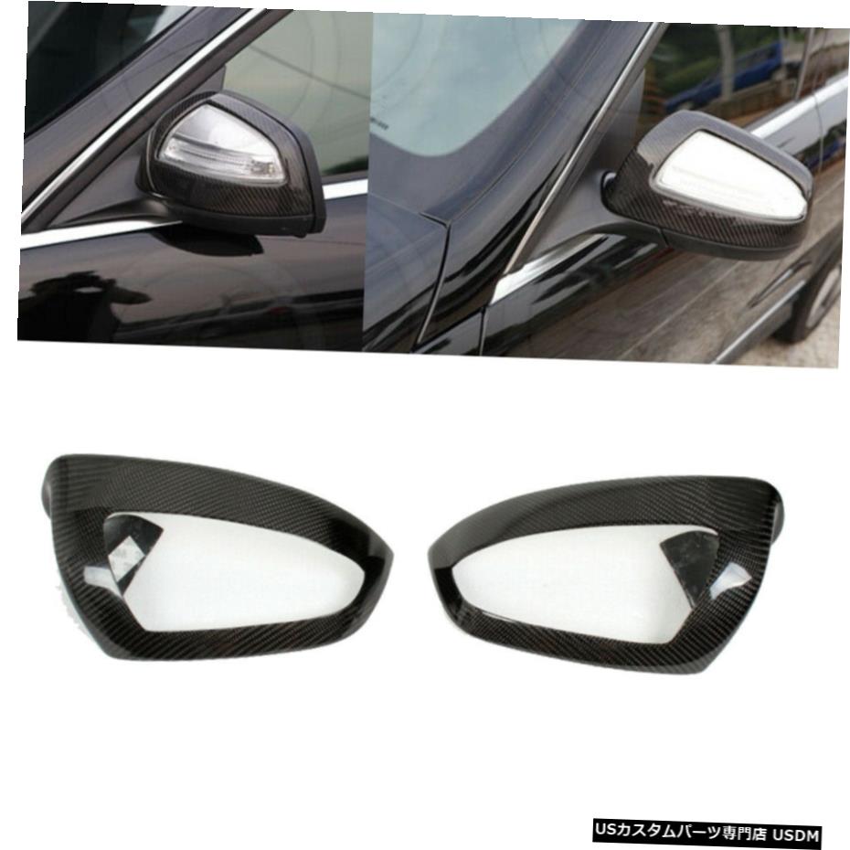 エアロパーツ カーボンルームミラーカバーフィット感のためのメルセデスベンツW204 CクラスC63 2006年から2009年 Carbon Rearview Mirror Cover Fit For Mercedes Benz W204 C Class C63 2006-2009 【並行輸入品】