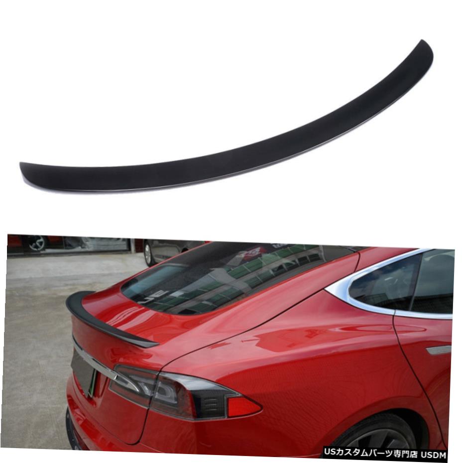 エアロパーツ FitsTeslaモデルS 2012-2019 FRPリアトランクスポイラーテールブートウイングリップ工場 FitsTesla Model S 2012-2019 FRP Rear Trunk Spoiler Tail Boot Wing Lip Factory 【並行輸入品】 56,023円