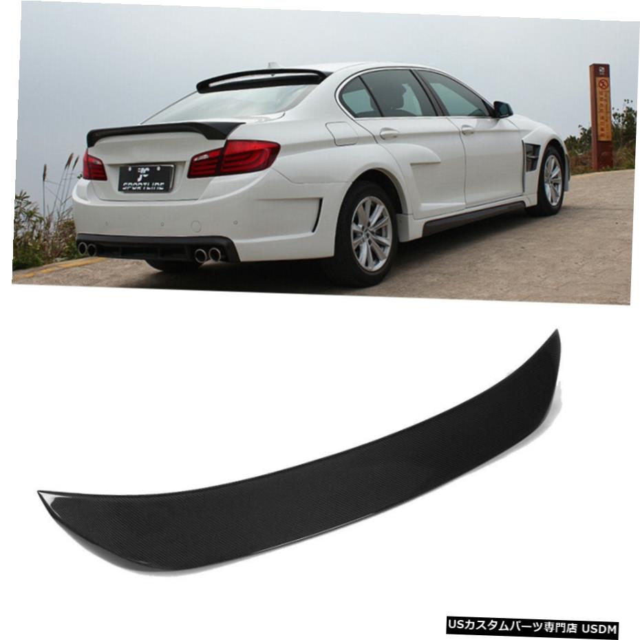 エアロパーツ BMW 5 Seires 550i 535i M5 2010年から2016年のためのカーボンファイバーリアトランクスポイラーウイングフィット Carbon Fiber Rear Trunk Spoiler Wing Fit for BMW 5 Seires 550i 535i M5 2010-2016 【並行輸入品】