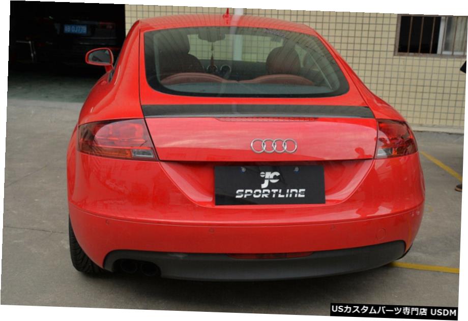 新色追加 エアロパーツ リアトランクスポイラーウイングミラーは アウディtt 08年から14年炭素繊維用キャップフィットカバー Rear Trunk Spoiler Wing Mirror Covers Cap Fit For Audi Tt 08 14 Carbon Fiber 残りわずか 在庫限り超価格 車用品 パーツ