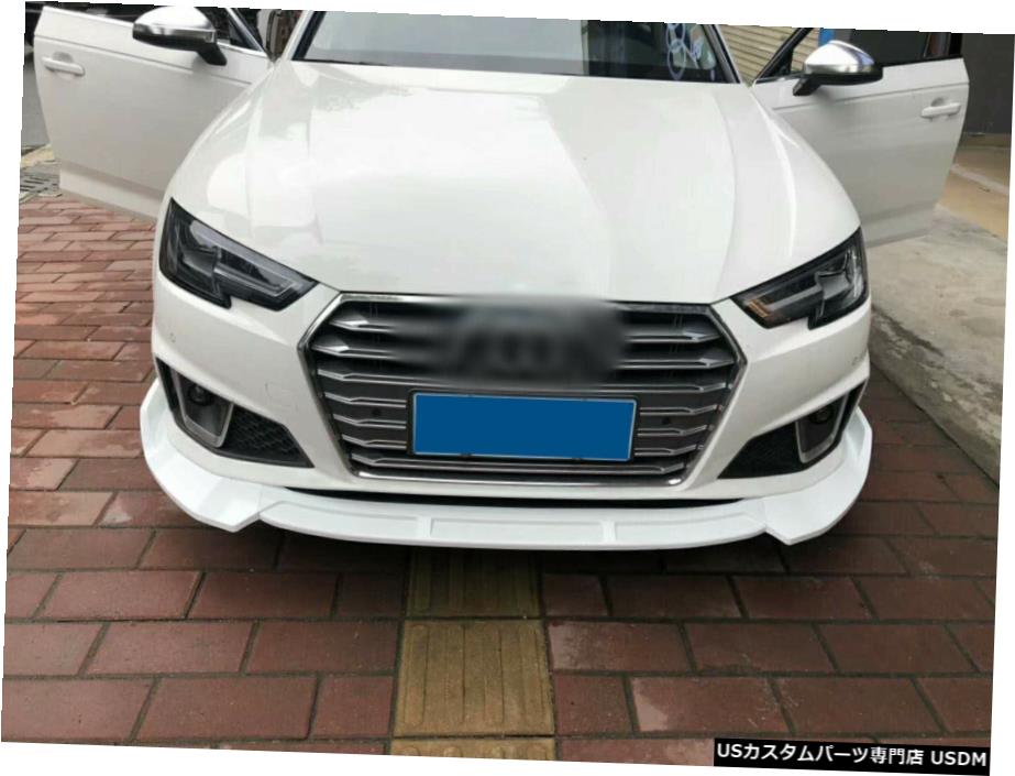エアロ一節 Absフロントバンパーリップスポイラーbodykitの目的にアウディa4 Sline S4 19cルック Abs Front Bumper Lip Spoiler Bodykit For Audi Sline S4 19 Carbon Look Odeftg Com