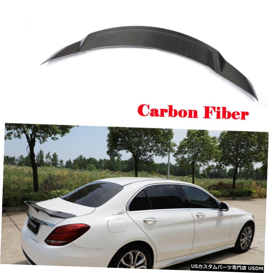 エアロパーツ メルセデスベンツW205セダン用カーボンリアトランクスポイラーリップブートウイング2015から2020 Carbon Rear Trunk Spoiler Boot Lip Wing for Mercedes Benz W205 Sedan 2015-2020 【並行輸入品】｜カスタムパーツ WORLD倉庫