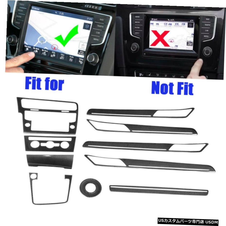 エアロパーツ VW GOLF7 MK7 GTI LHD 10PCS自動車内装エアベントカバートリムカーボンファイバーの場合 For VW GOLF7 MK7 GTI LHD 10PCS Auto Interior Air Vent Cover Trim Carbon Fiber 【並行輸入品】｜カスタムパーツ WORLD倉庫 104,775円