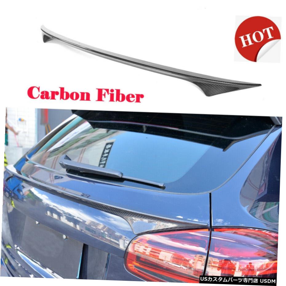 エアロパーツ ポルシェカイエン2015-2017カーボンファイバー修理のためのリアトランクスポイラーウイングフィット Rear Trunk Spoiler Wing Fit for Porsche Cayenne 2015-2017 Carbon Fiber Refit 【並行輸入品】|カスタムパーツ WORLD倉庫