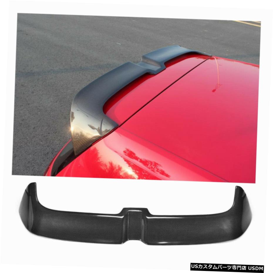エアロパーツ VWゴルフ7 VII MK7 GTI R用リアトランクルーフスポイラーウイングカーボンファイバーフィット Rear Trunk Roof Spoiler Wing Carbon Fiber Fit for VW Golf 7 VII MK7 GTI R 【並行輸入品】|カスタムパーツ WORLD倉庫