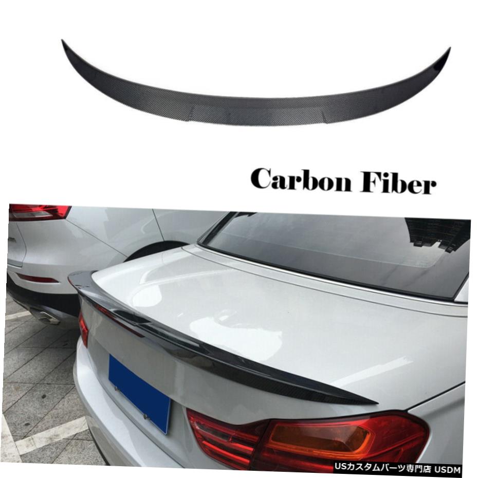 エアロパーツ BMW F33 428i 430I 440i F83 M4 14-19リアトランクスポイラーリッドウィングカーボンファイバーの場合 For BMW F33 428i 430i 440i F83 M4 14-19 Rear Trunk Spoiler Lid Wing Carbon Fiber 【並行輸入品】
