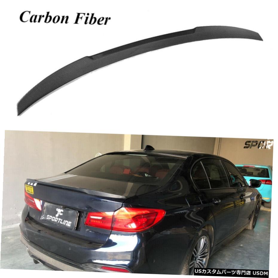 エアロパーツ カーボンファイバーリアリップスポイラートランクブーツフィット感のためのBMW 5シリーズG30 G38 530i 17-18 Carbon Fiber Rear Lip Trunk Spoiler Boot Fit For BMW 5 Series G30 G38 530i 17-18 【並行輸入品】