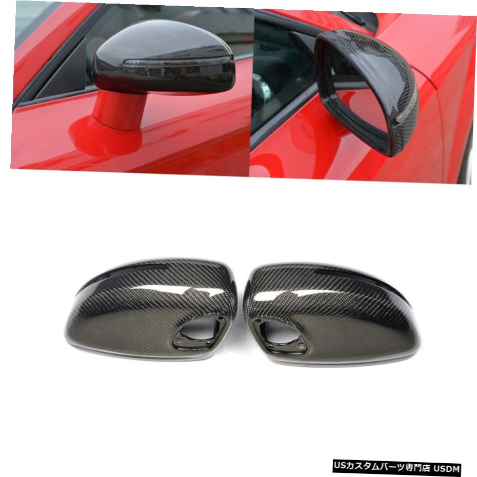 エアロパーツ AUDI R8 07-11 TT 8J TTS 8月14日のために、2Xカーボンファイバーサイドミラーカバーの交換 2X Carbon Fiber Side Mirror Cover Replacement For AUDI R8 07-11 TT 8J TTS 08-14 【並行輸入品】|カスタムパーツ WORLD倉庫