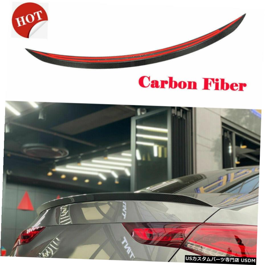 エアロパーツ リアトランクスポイラーブートウイングフィット感のためのベンツCLA250 CLA35 CLA45 2020カーボンファイバー Rear Trunk Spoiler Boot Wing Fit For Benz CLA250 CLA35 CLA45 2020 Carbon Fiber 【並行輸入品】