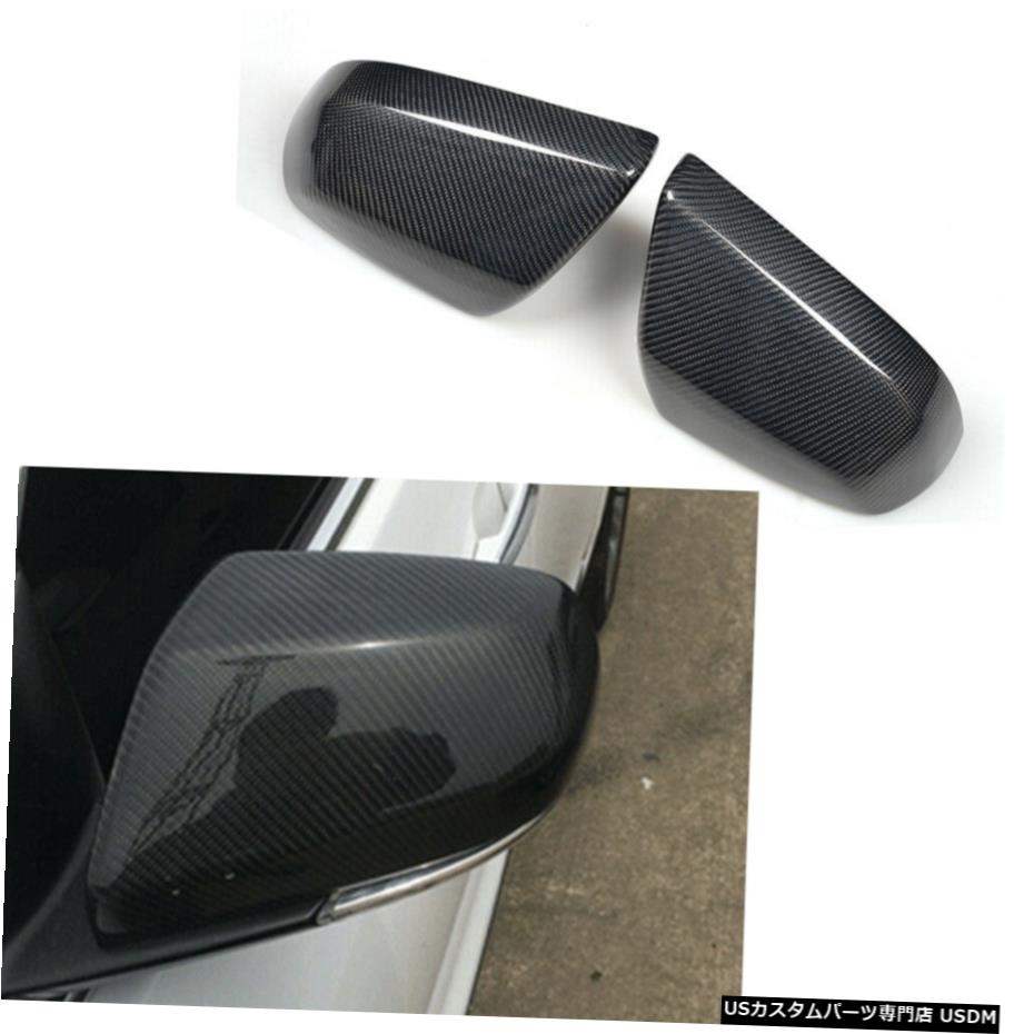 エアロパーツ キャデラックATS 2014 2015 2016ミラーカバーキャップの交換カーボンファイバー2PCS用 For Cadillac ATS 2014 2015 2016 Mirror Cover Cap Replacement Carbon Fiber 2PCS 【並行輸入品】