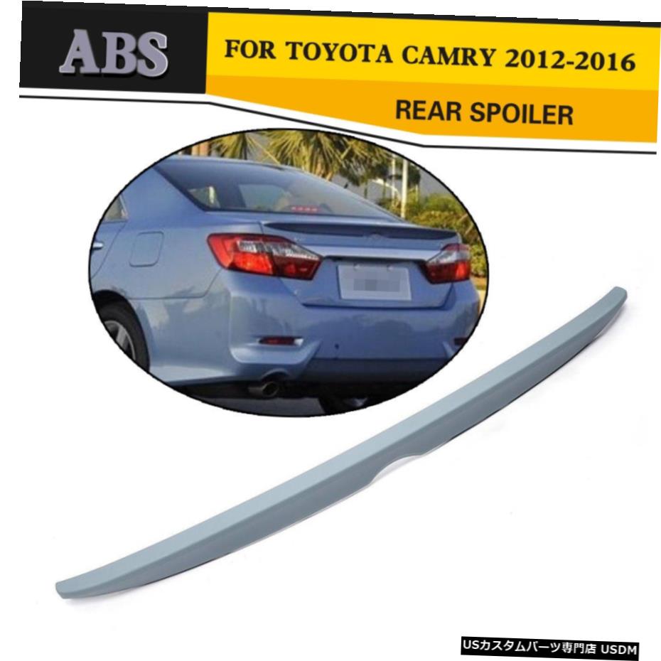 エアロパーツ トヨタカムリ12-16 ABS車のトラックスポイラーブートウイングテールリップ無塗装のための適合 Fit for Toyota Camry 12-16 ABS Car Truck Spoiler Boot Wing Tail Lip Unpainted 【並行輸入品】｜カスタムパーツ WORLD倉庫