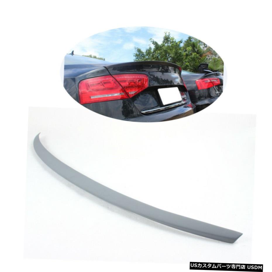 エアロパーツ リアバンパースポイラーブートウイングフィット用アウディA8セダン4Door 2013無塗装PU Rear Bumper Spoiler Boot Wing Fit For Audi A8 Sedan 4Door 2013 Unpainted PU 【並行輸入品】