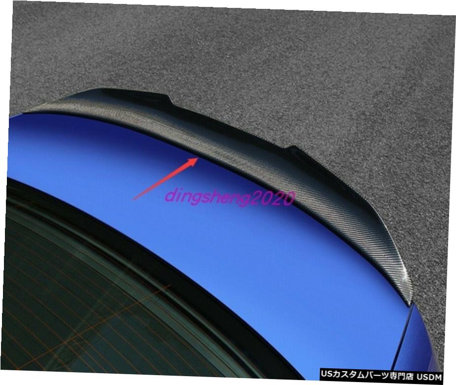 エアロパーツ 本物のカーボンファイバーリアスポイラートランクテールカバートリムのためにBMW 3シリーズG20 19 20 Real Carbon fiber Rear Spoiler Trunk Tail Cover Trim For BMW 3 Series G20 19 20 【並行輸入品】