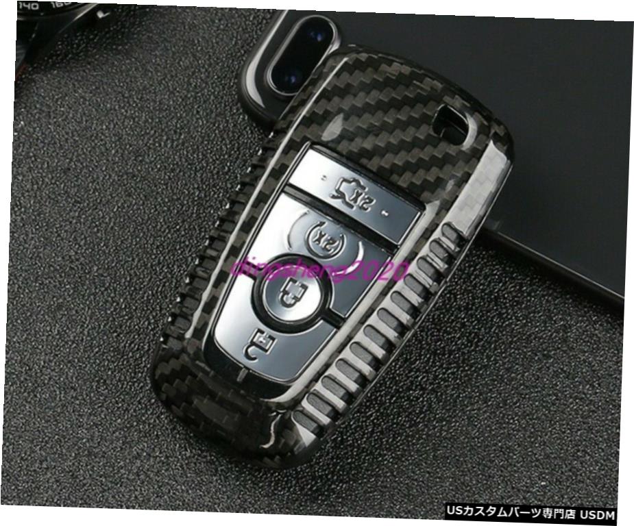 エアロパーツ カーボンファイバースマート・リモート・キーカバー・シェルフォードエクスプローラー20 2021 Carbon fiber Smart Remote Key Cover Shell For Ford Explorer 20 2021 【並行輸入品】｜カスタムパーツ WORLD倉庫