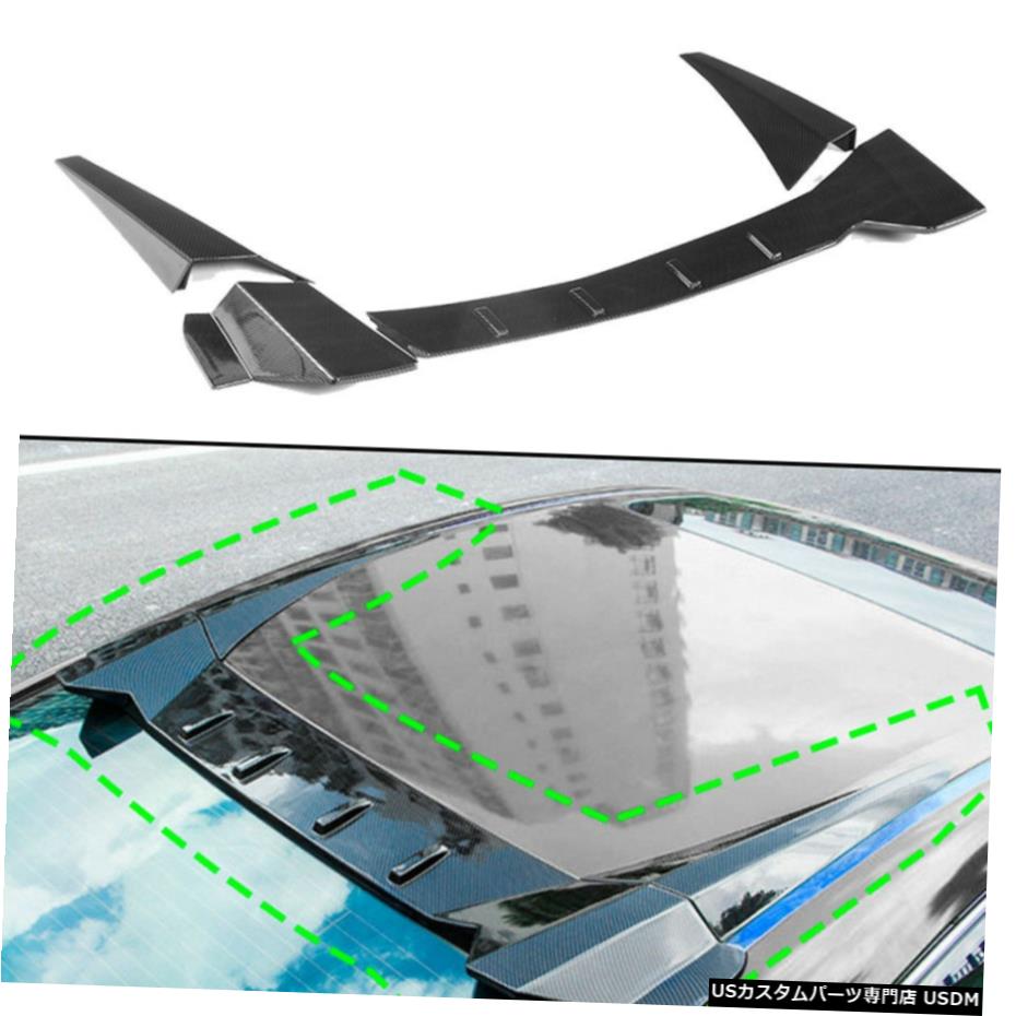 エアロパーツ ホンダシビック10日2017ブラックBootSpoiler用PPリヤウィンドウのトップルーフスポイラーウイング PP Rear Window Top Roof Spoiler Wing for Honda Civic 10th 2017 Black BootSpoiler 【並行輸入品】
